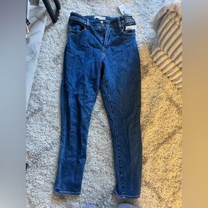 Abercrombie Medium Wash High Rise Super Skinny Jeans Curve Love